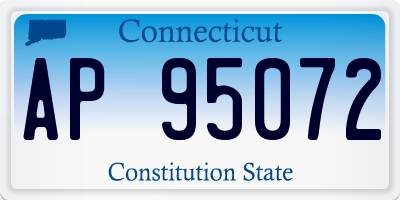 CT license plate AP95072