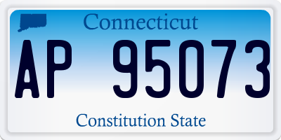 CT license plate AP95073