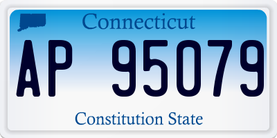 CT license plate AP95079