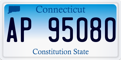 CT license plate AP95080