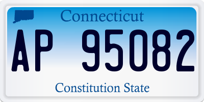 CT license plate AP95082
