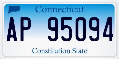 CT license plate AP95094