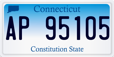 CT license plate AP95105