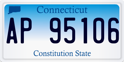 CT license plate AP95106