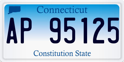 CT license plate AP95125