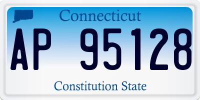 CT license plate AP95128