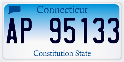 CT license plate AP95133