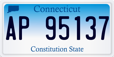 CT license plate AP95137