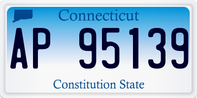 CT license plate AP95139