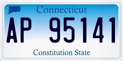 CT license plate AP95141