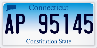 CT license plate AP95145