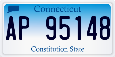 CT license plate AP95148