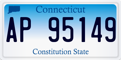 CT license plate AP95149