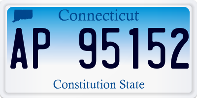 CT license plate AP95152