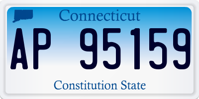 CT license plate AP95159