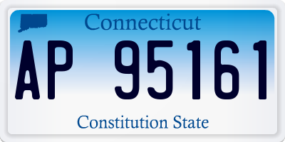 CT license plate AP95161