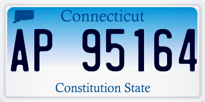 CT license plate AP95164