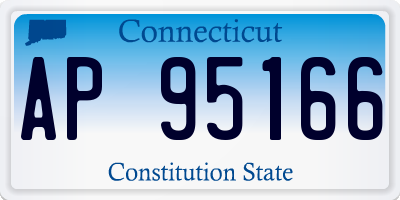 CT license plate AP95166