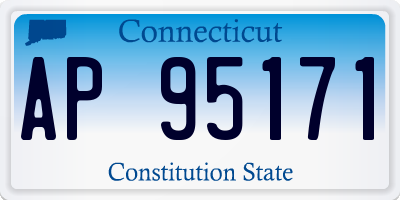 CT license plate AP95171