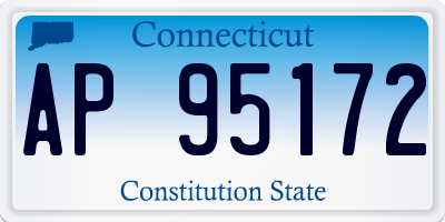 CT license plate AP95172