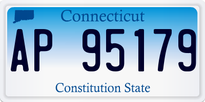 CT license plate AP95179