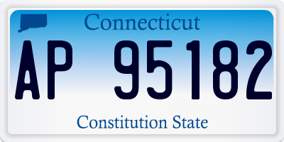 CT license plate AP95182