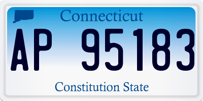 CT license plate AP95183