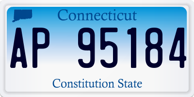 CT license plate AP95184