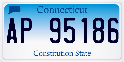 CT license plate AP95186