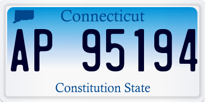 CT license plate AP95194