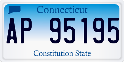 CT license plate AP95195