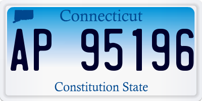 CT license plate AP95196