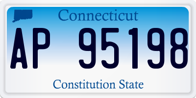 CT license plate AP95198