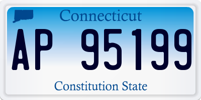 CT license plate AP95199