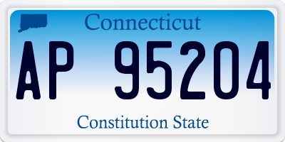 CT license plate AP95204