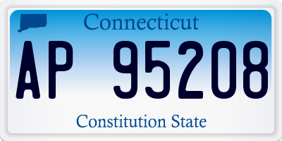 CT license plate AP95208