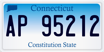 CT license plate AP95212