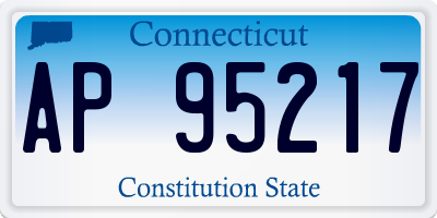 CT license plate AP95217