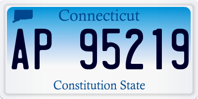 CT license plate AP95219