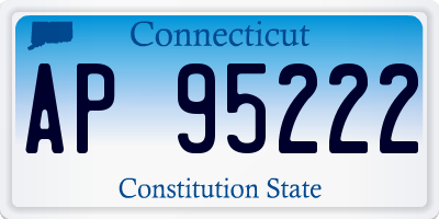 CT license plate AP95222