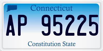 CT license plate AP95225