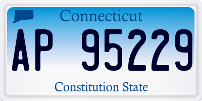 CT license plate AP95229