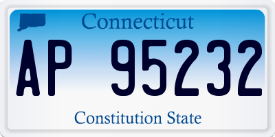 CT license plate AP95232