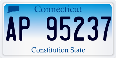 CT license plate AP95237