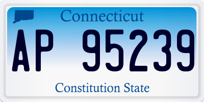 CT license plate AP95239