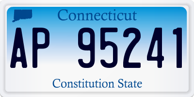 CT license plate AP95241