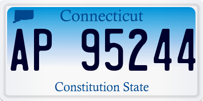 CT license plate AP95244