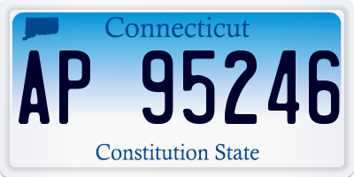 CT license plate AP95246