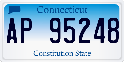 CT license plate AP95248