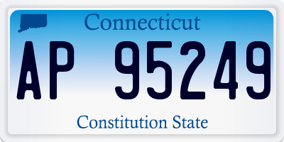 CT license plate AP95249